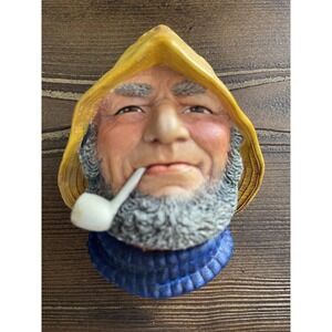 Vintage Legend Chalkware Character Head "Old Salt" 1983 Made in England